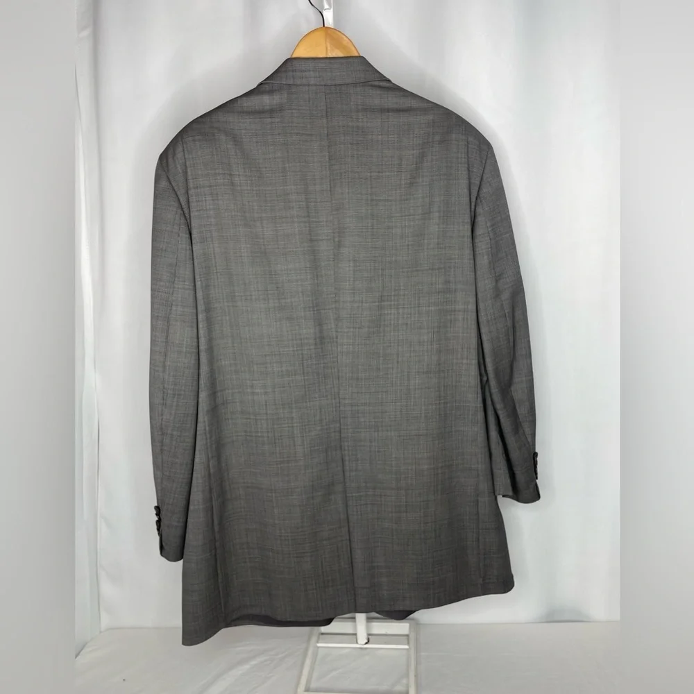 Lauren Ralph Lauren Gray 100% Wool Sport Coat Blazer 48L Men’s Classic Jacket